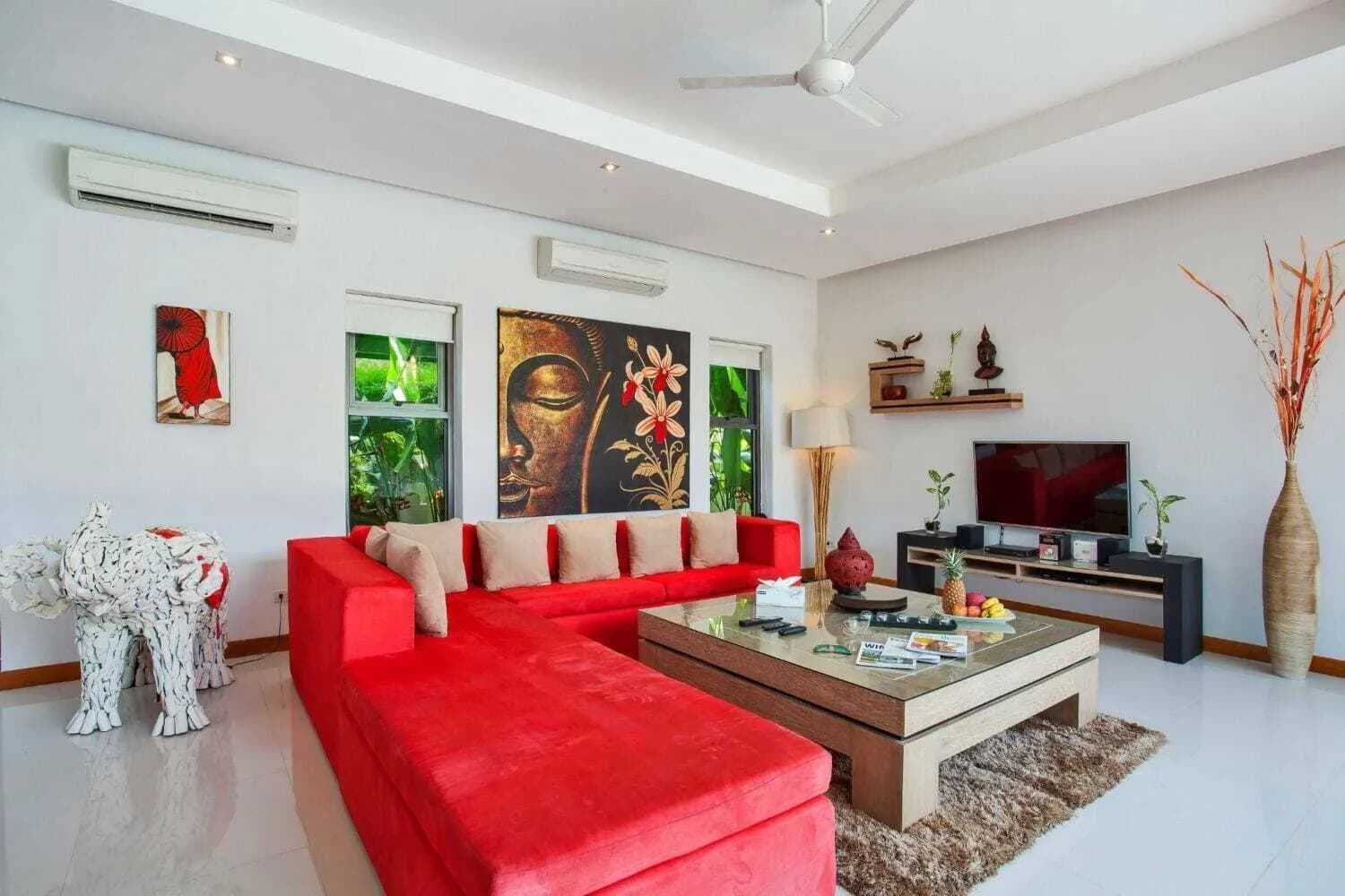 Modern 3 Bedrooms pool villa for rent in Rawai — Thumbnail 6