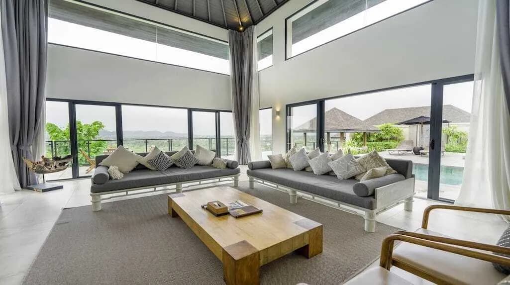 Mountain view in tropical paradise villa in Layan — Thumbnail 10
