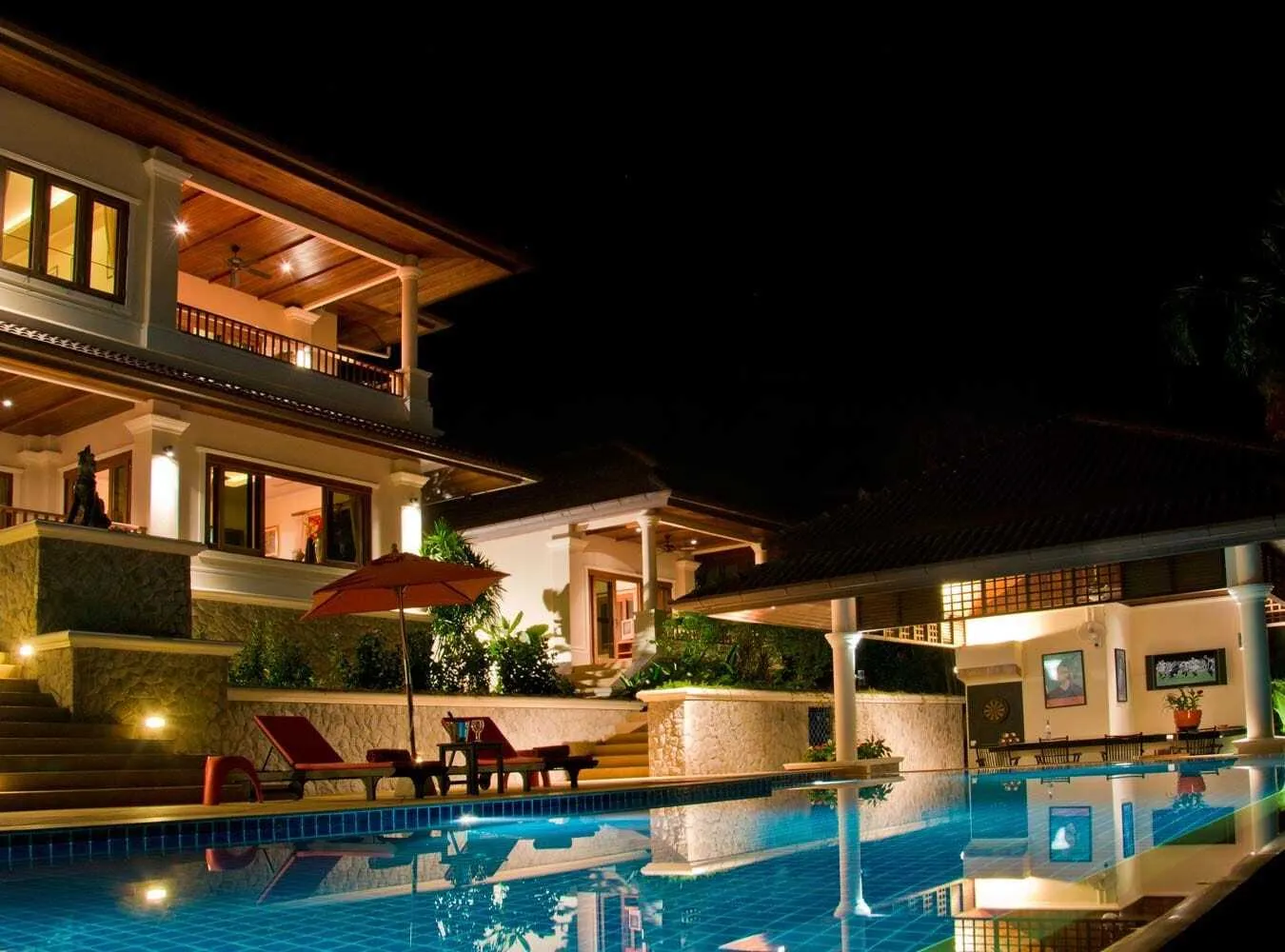 Private pool villa with 6 bedrooms for rent In Choeng Thale — Thumbnail 13