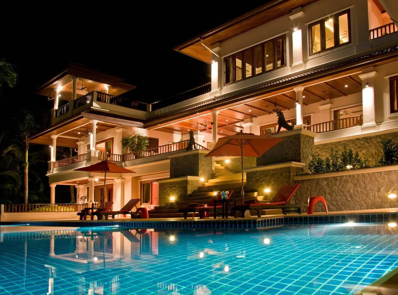 Private Pool Villa With 6 Bedrooms For Sale In Choeng Thale — Thumbnail 4