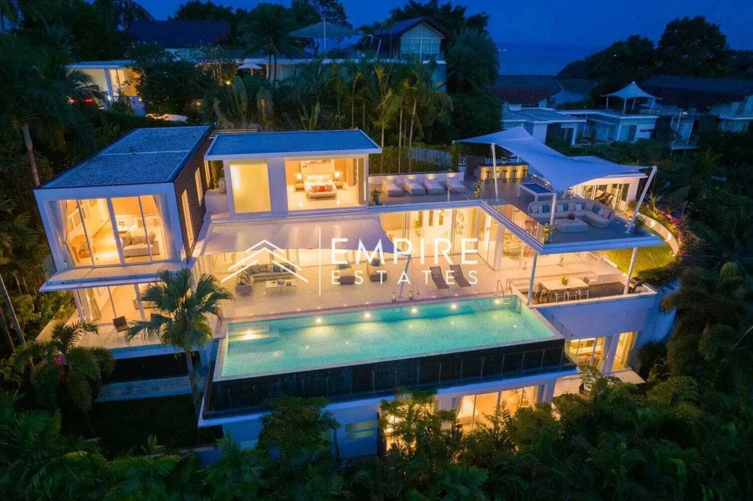 Seaview 6 bedrooms with private pool for rent in Cape yamu — Photo 1
