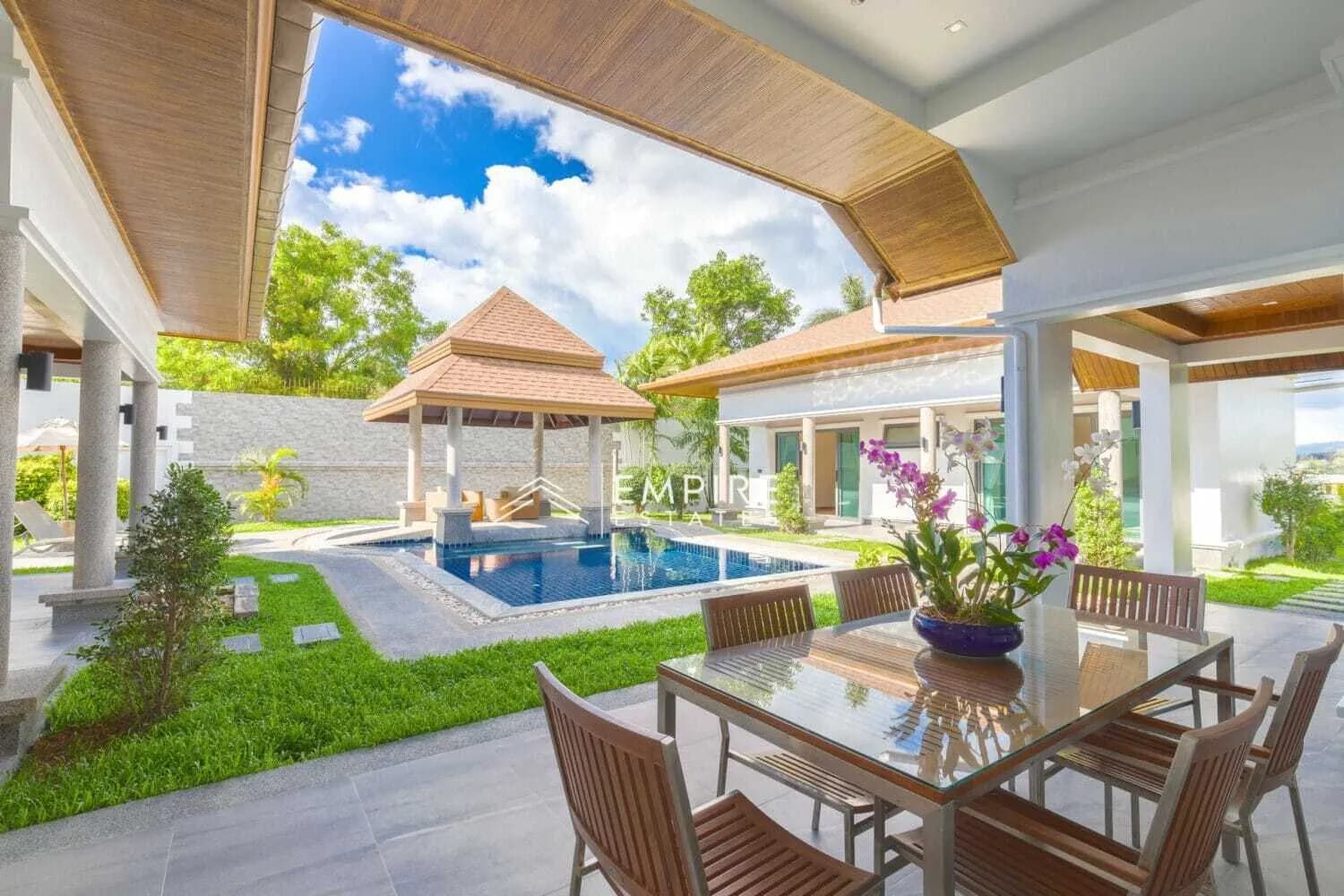 Beautiful Private Pool Villa With 4 Bedrooms In Choeng Thale — Photo 1