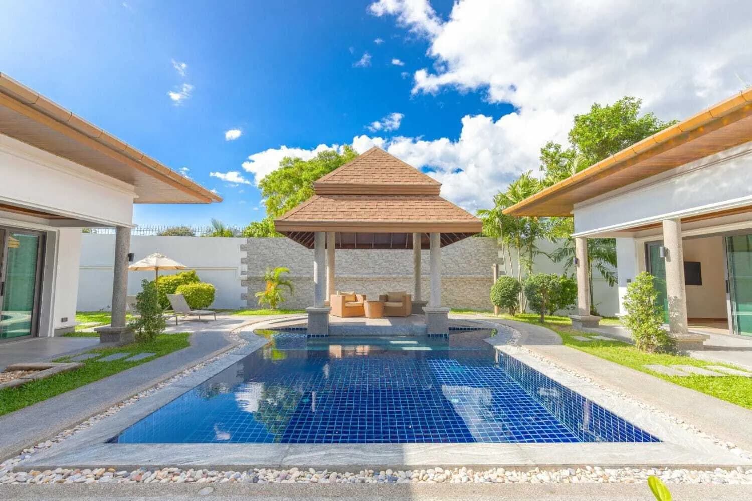 Beautiful Private Pool Villa With 4 Bedrooms In Choeng Thale — Thumbnail 3