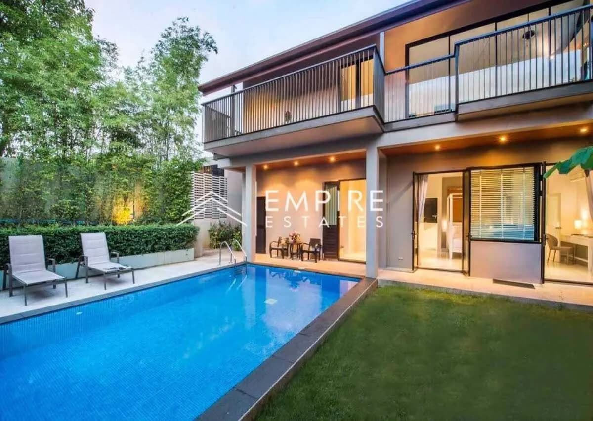Beautiful 3 bedrooms with private pool for rent in Bangtao — Photo 1