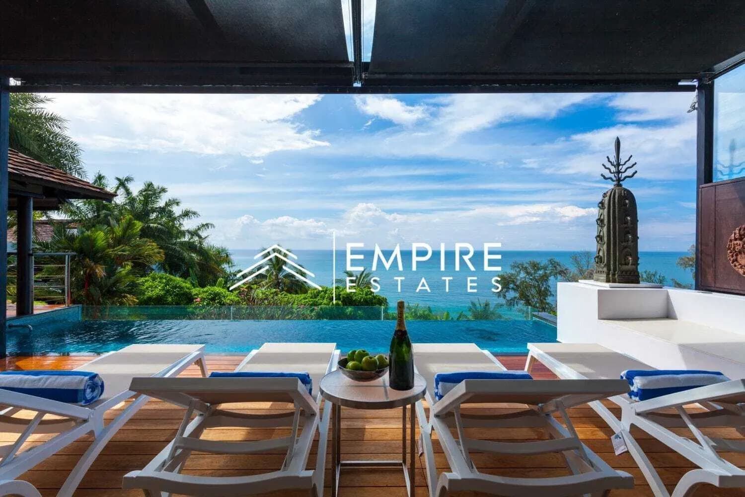 Seaview – 3 bedrooms with private pool villa for rent in Surin — Photo 1
