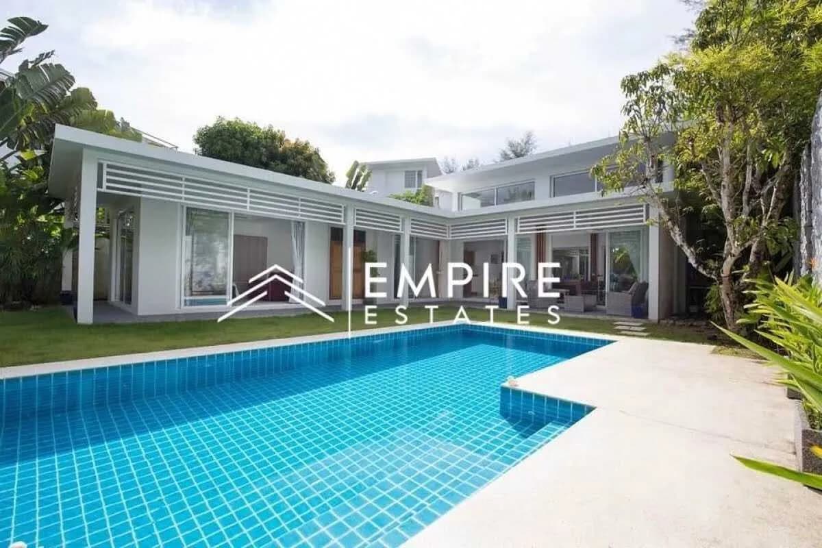 Modern 4 bedrooms with private pool villa for rent — Photo 1