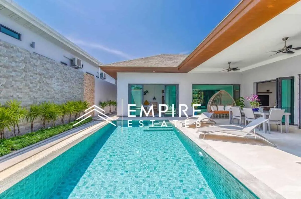 Modern 3 bedrooms with private pool villa for rent — Photo 1