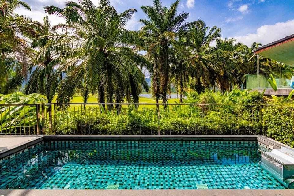 Golf course view 4 bedrooms with private pool villa for rent — Thumbnail 15