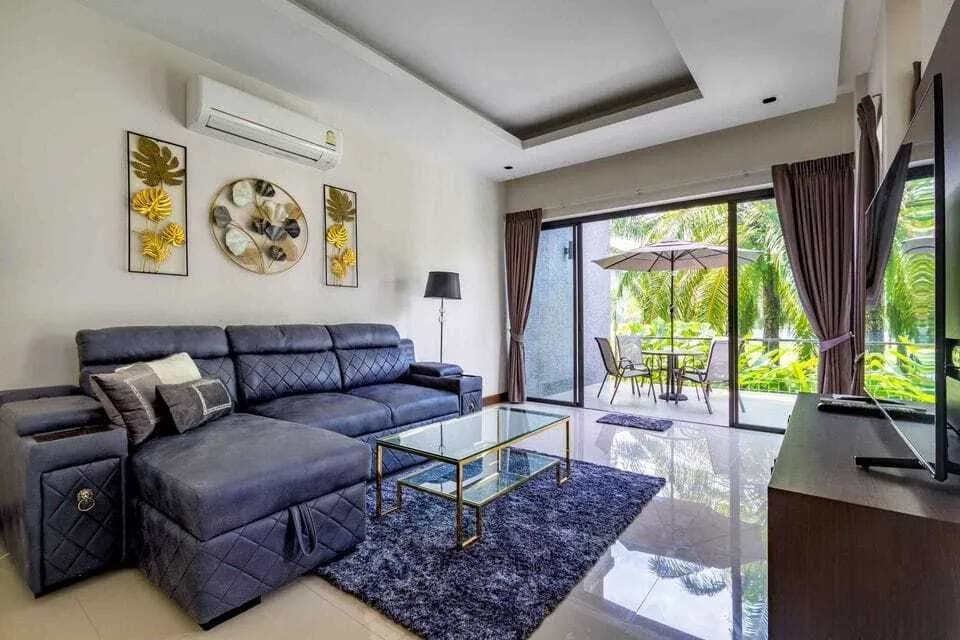 Golf course view 4 bedrooms with private pool villa for rent — Thumbnail 17