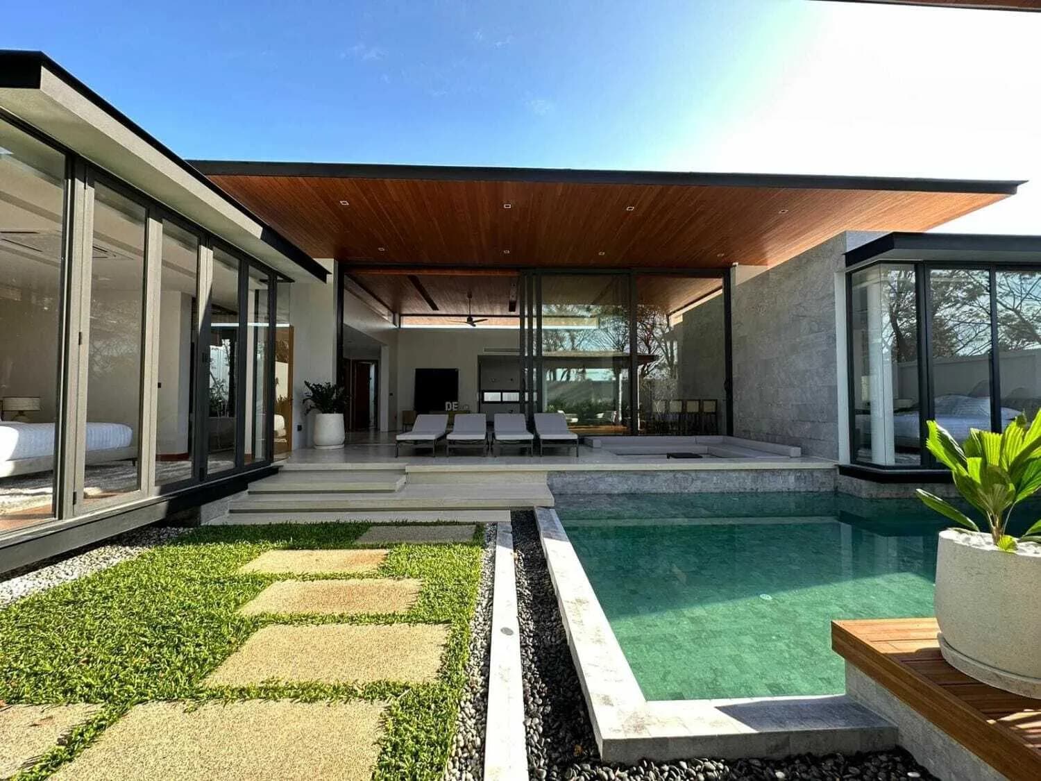 Botanica Villa – Brand new 3 bedrooms with private pool for rent in Choeng Thale — Thumbnail 10