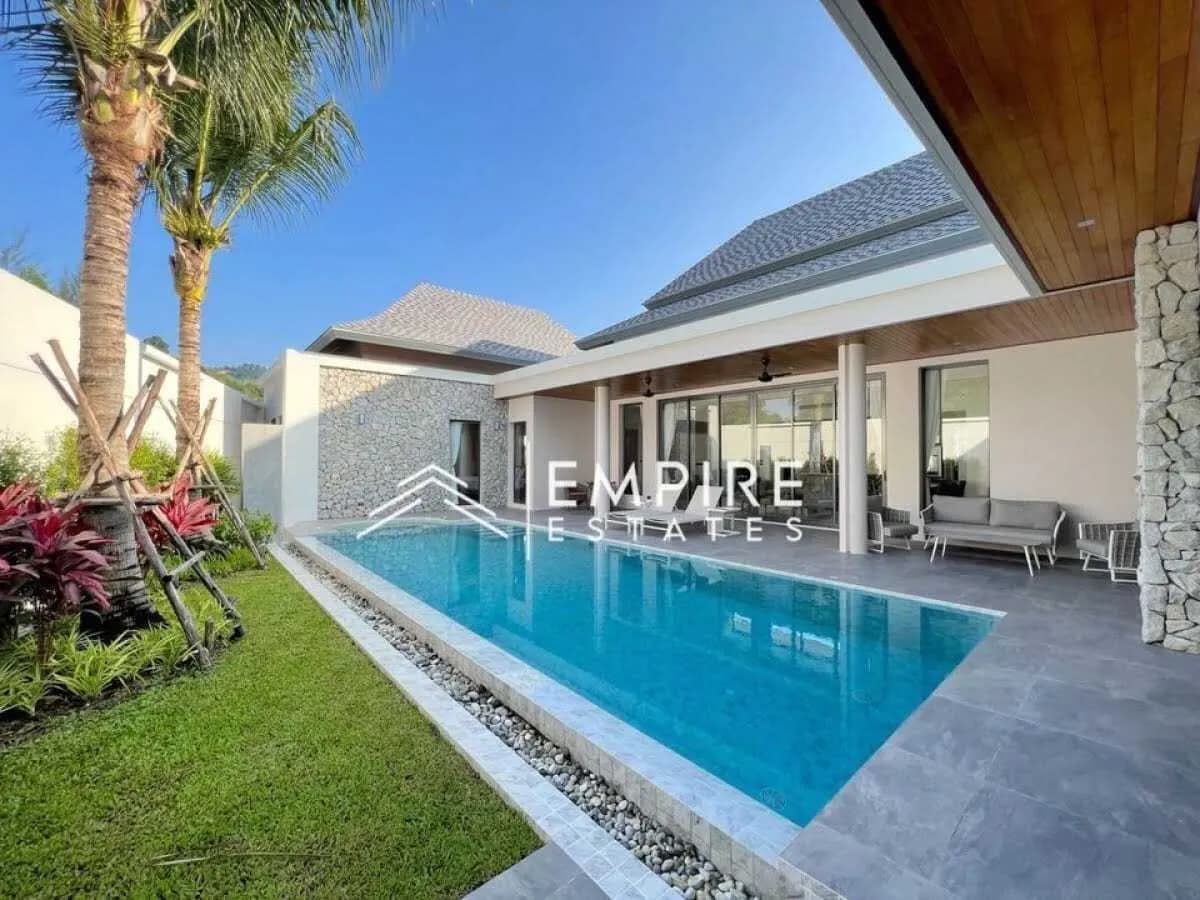 The Breze villa – Luxury 4 bedrooms with private pool for rent in Bangtao — Photo 1