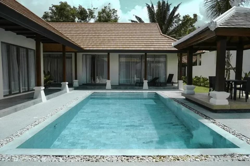4 bedroom villa with private pool for rent in Choeng Thale — Photo 1
