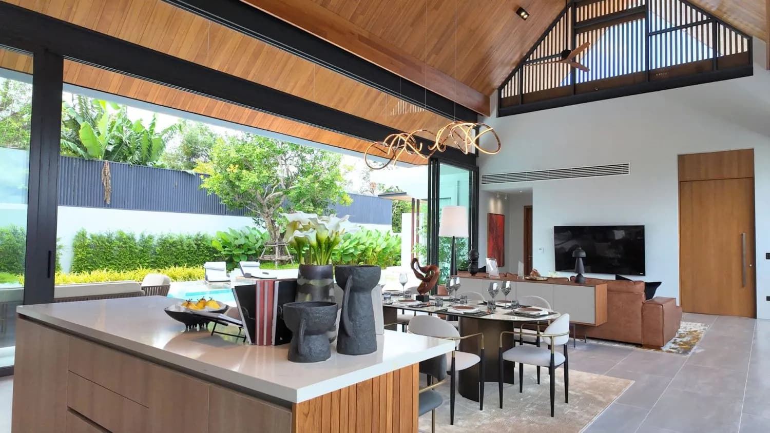 New Luxury Villa 4 Bedroom For Sale in Bangjo-Cherngtalay, Phuket — Photo 1