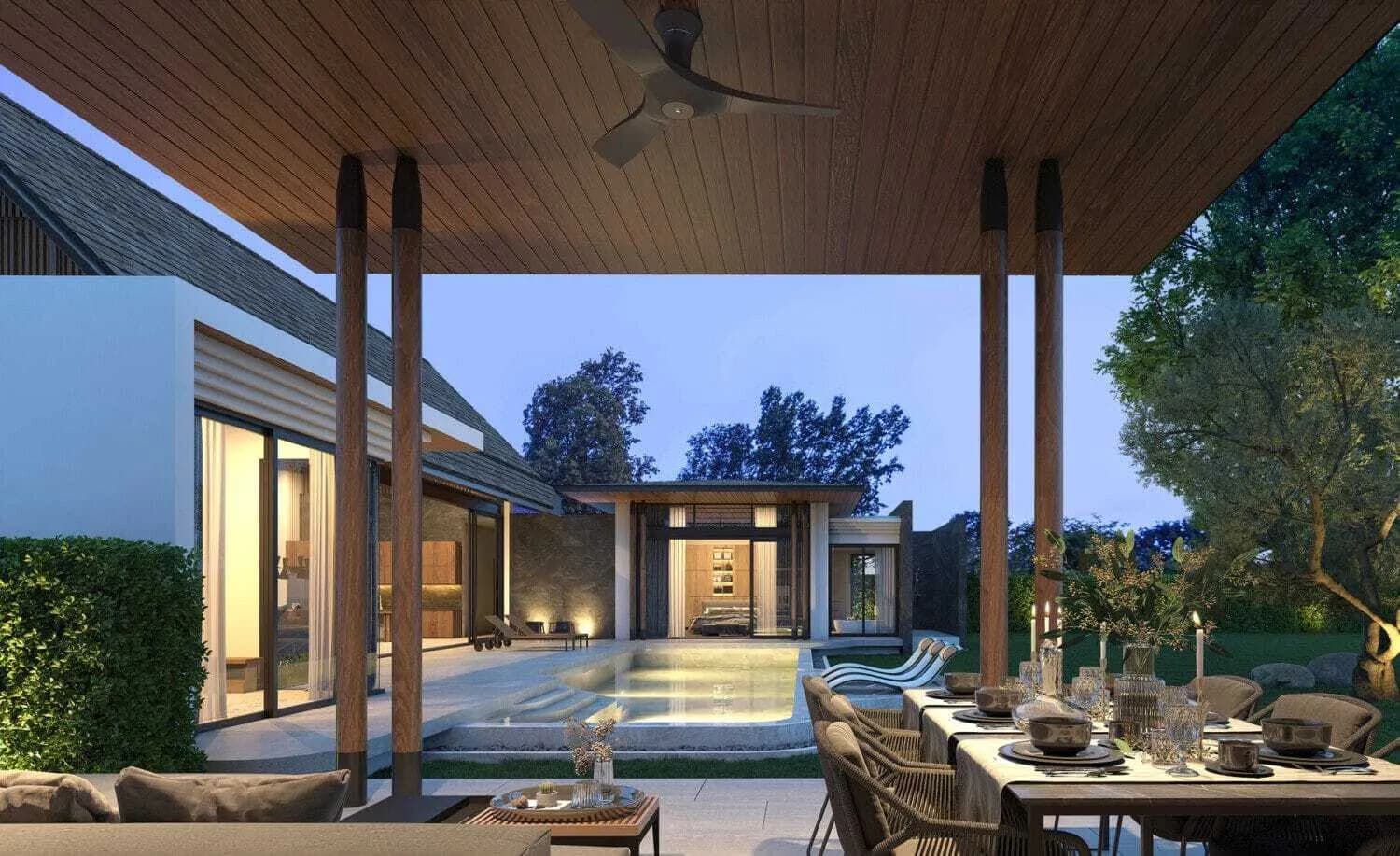 New Luxury Villa 4 Bedroom For Sale in Bangjo-Cherngtalay, Phuket — Thumbnail 27