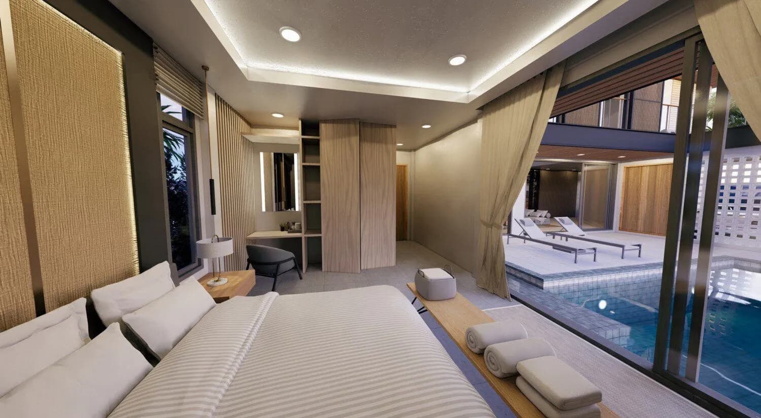 Tropical Loft 3 Bedroom Pool Villa in Choeng Thale — Thumbnail 11