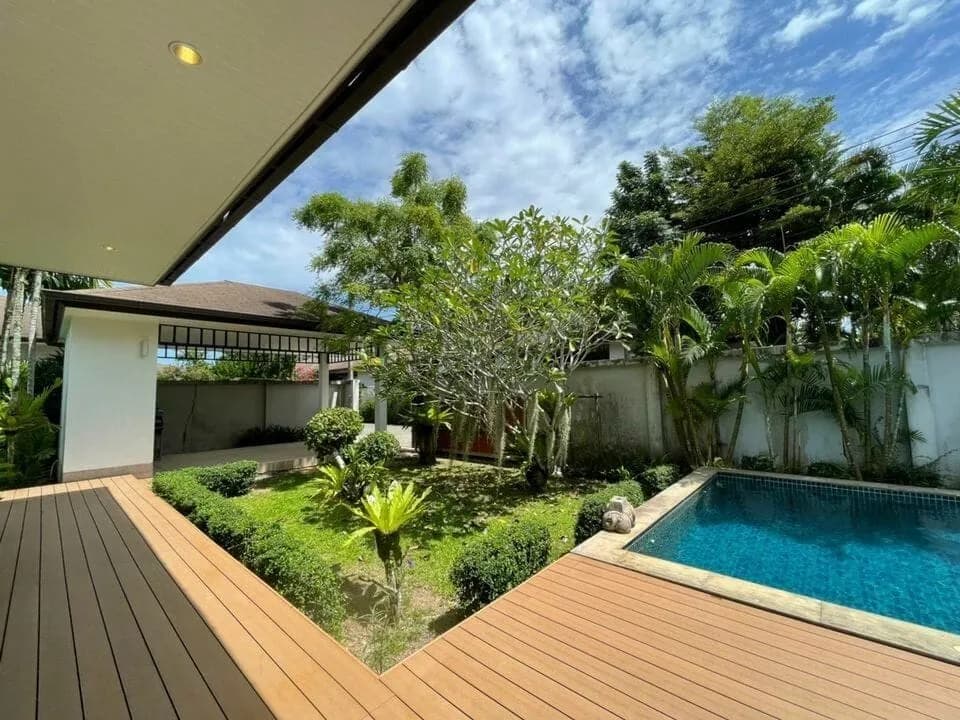 Beautiful Tropical 3Bedsroom Pool Villa For Rent, Layan, Phuket — Thumbnail 2