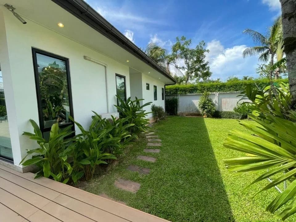 Beautiful Tropical 3Bedsroom Pool Villa For Rent, Layan, Phuket — Thumbnail 5