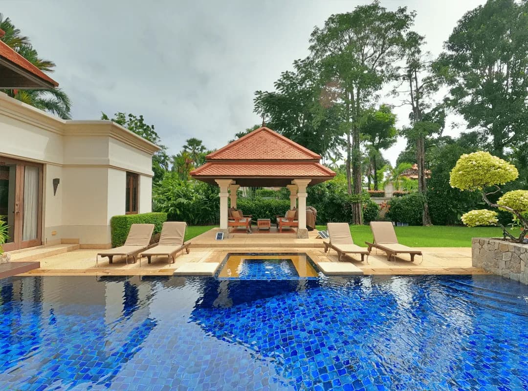 Exclusive 4 Bedroms and Office Rooms Villa 1300 Sqm. With Private Pool For Sale In Bangtao Phuket — Thumbnail 14