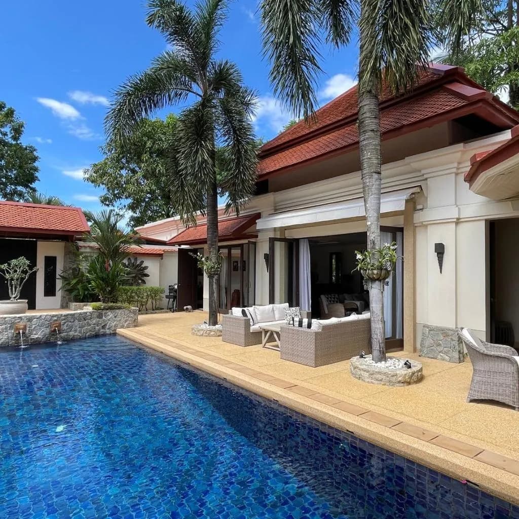4 Bedrooms Villa Style Balinese With Private Pool For Sale In Choeng Thale Phuket — Thumbnail 15