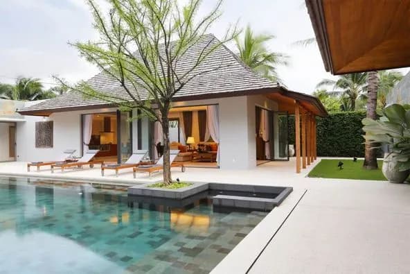 Beautiful Anchan 4 bedrooms villa with private pool for rent in Choeng Thale,Thalang — Thumbnail 8