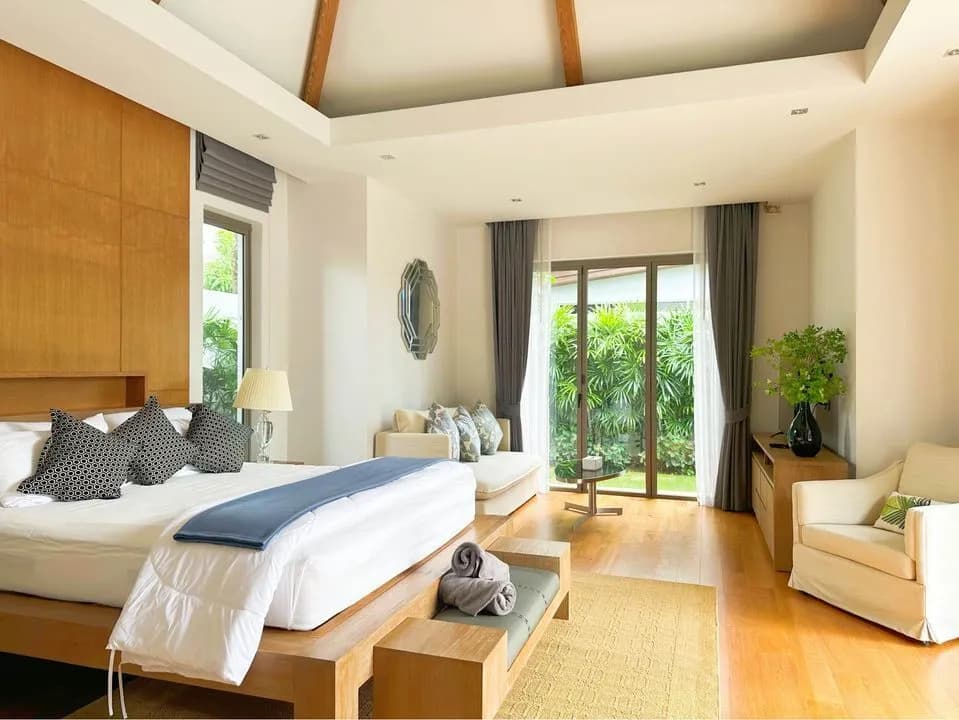 Beautiful Anchan 4 bedrooms villa with private pool for rent in Choeng Thale,Thalang — Thumbnail 12