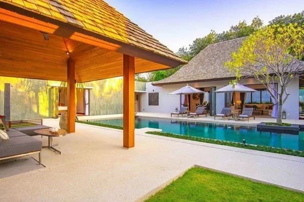Beautiful Anchan 4 bedrooms villa with private pool for rent in Choeng Thale,Thalang — Thumbnail 15