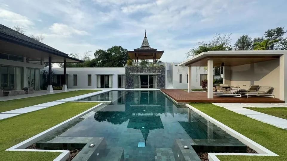 Spacious 1400 sqm Botanica 5 bedrooms with private pool for rent in Choeng Thale,Thalang — Thumbnail 17