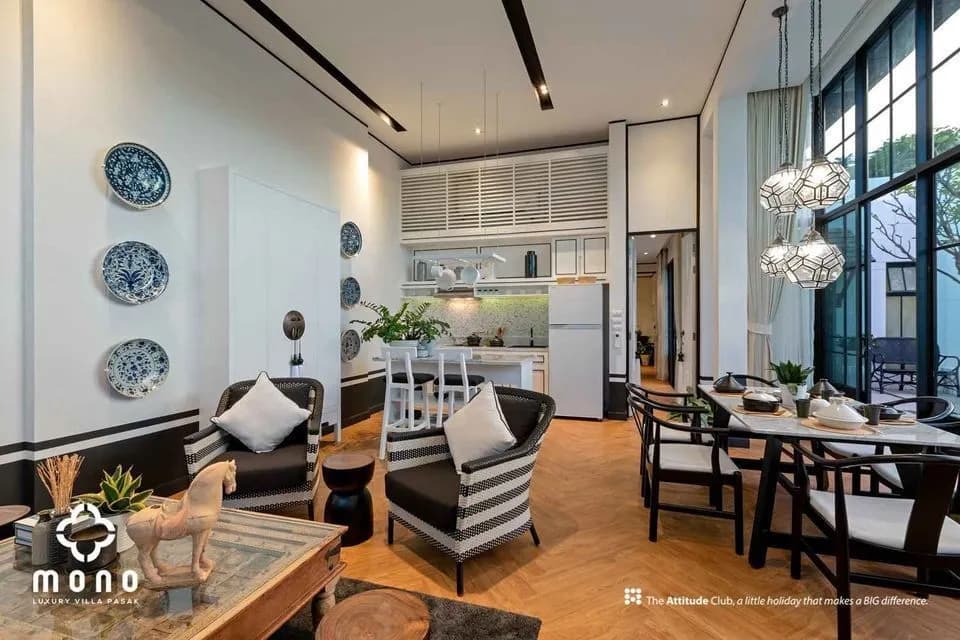 Mono villa 2 bedroom with Private pool for rent in Choeng Thale — Thumbnail 20