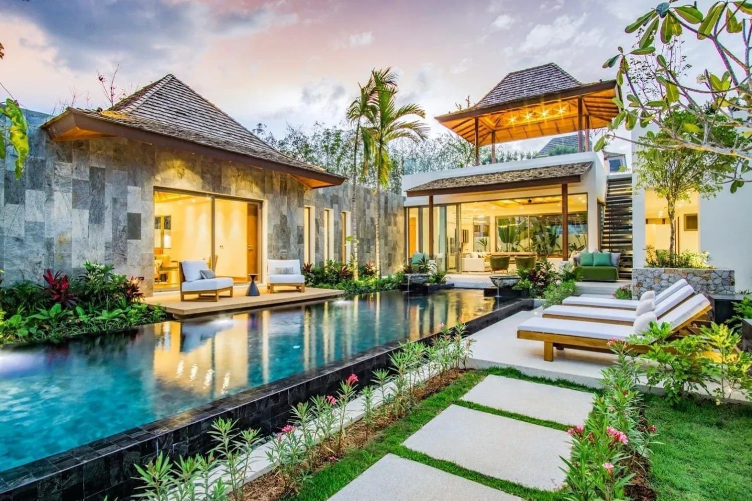 Garden Atlas Villa – 3+1 bedrooms with private pool for rent in Choeng Thale — Thumbnail 11