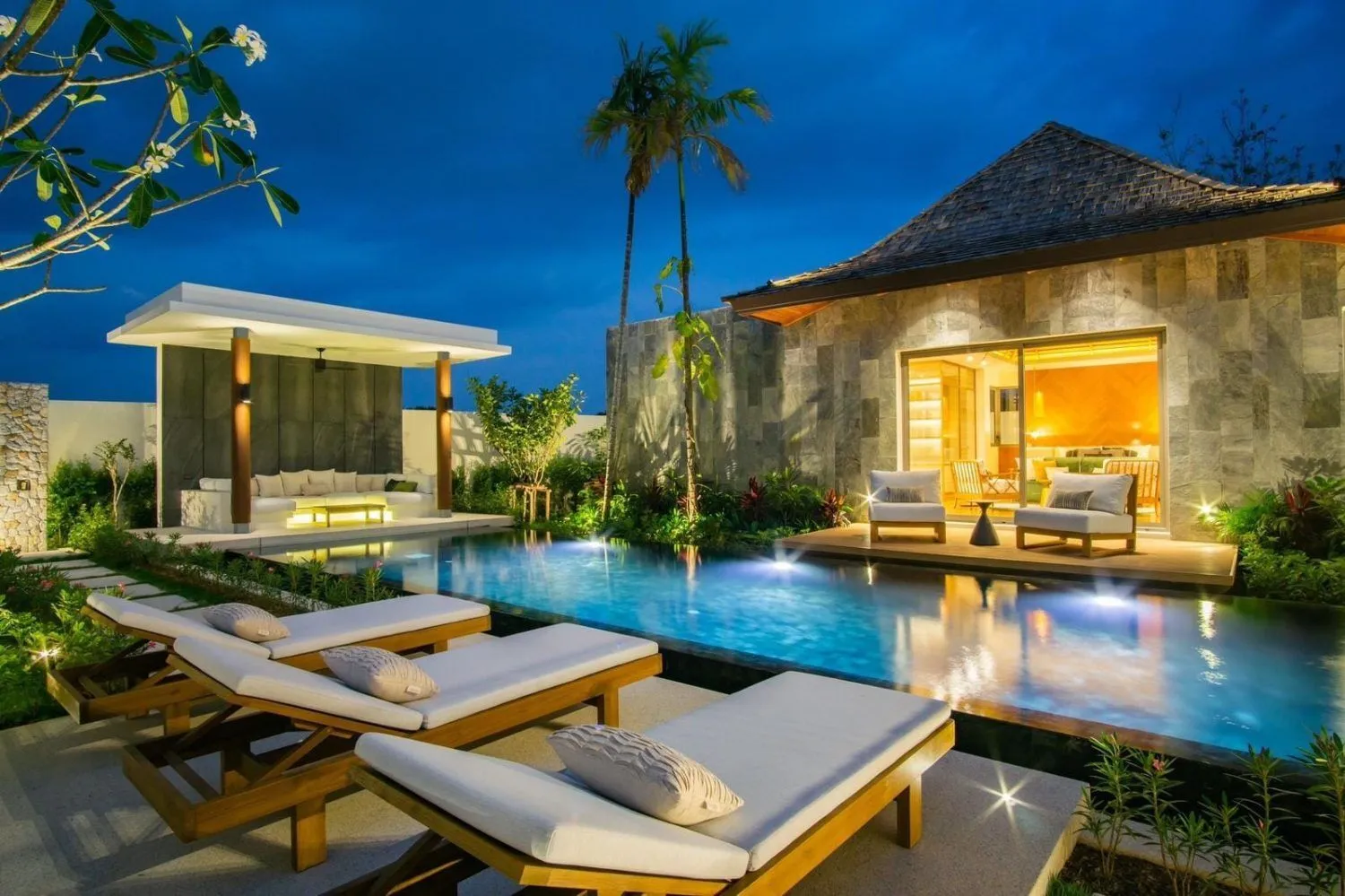 Garden Atlas Villa – 3+1 bedrooms with private pool for rent in Choeng Thale — Thumbnail 13