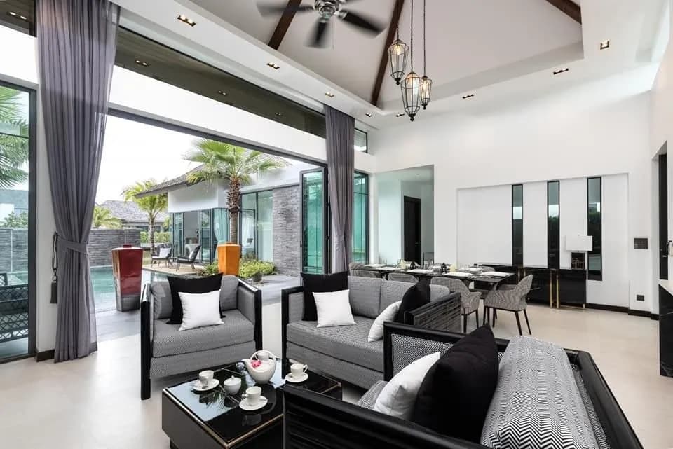 Elegant 4-Bedroom Villa with Private Pool for Rent in Pasak, Cherngtalay, Phuket — Thumbnail 7