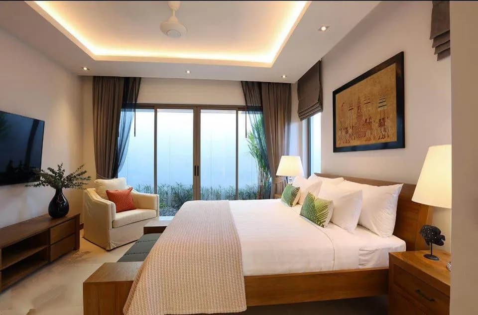 Luxurious 4-Bedroom Villa with Private Pool for Yearly Rent in Anchan Hill, Choeng Thale — Thumbnail 8