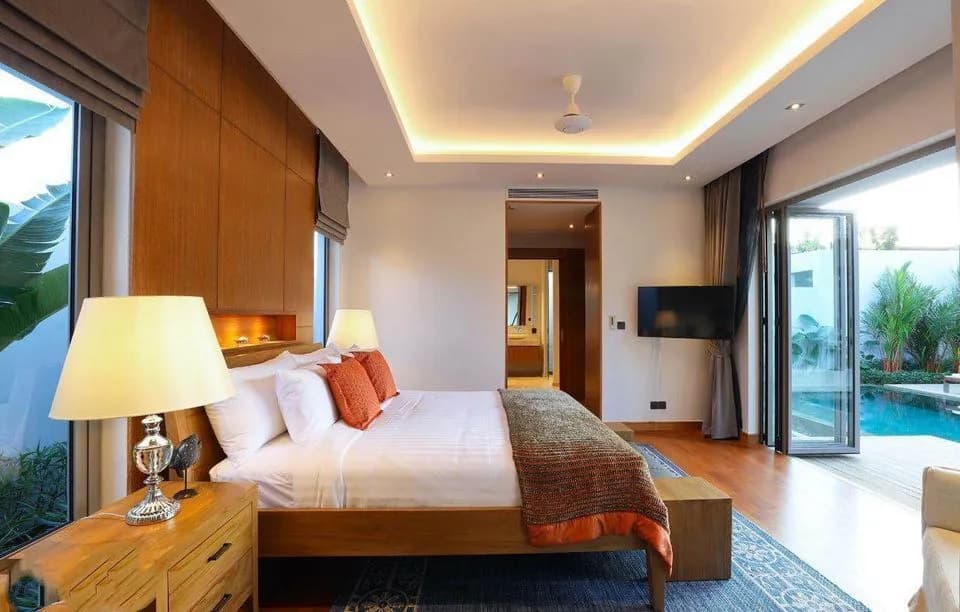 Luxurious 4-Bedroom Villa with Private Pool for Yearly Rent in Anchan Hill, Choeng Thale — Thumbnail 14