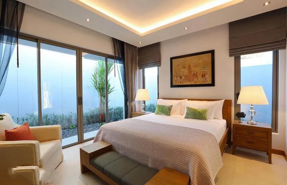 Luxurious 4-Bedroom Villa with Private Pool for Yearly Rent in Anchan Hill, Choeng Thale — Thumbnail 15