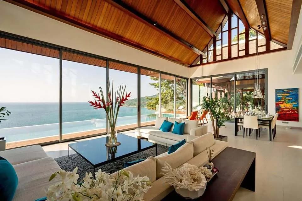 Elegant 4-Bedroom Sea View Pool Villa for Rent in Nai Thon — Thumbnail 12