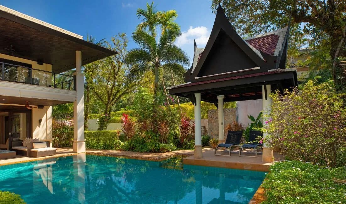 Villa for Longterm Rent in Maan Tawan Estate – Elegant 4-Bedroom by Layan Beach, Phuket — Photo 1