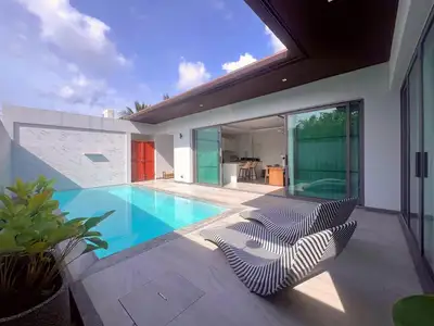Modern 3 Bedrooms with private pool for rent in Choeng Thale