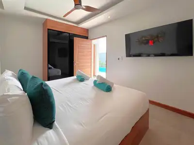 Modern 3 Bedrooms with private pool for rent in Choeng Thale