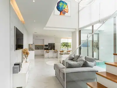 Brand new modern 3 bedrooms pool villa for rent