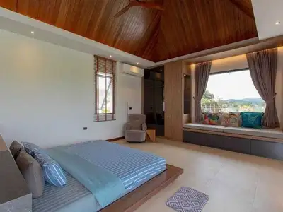 Modern 4 bedrooms with private pool villa for rent in Choeng Thale