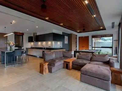 Modern 4 bedrooms with private pool villa for rent in Choeng Thale