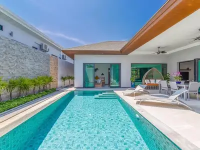 Modern 3 bedrooms with private pool villa for rent