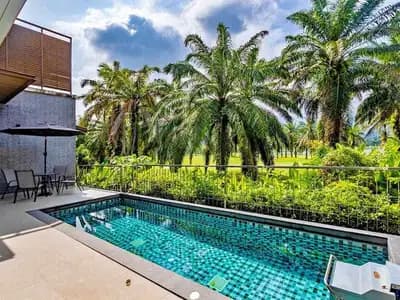 Golf course view 4 bedrooms with private pool villa for rent