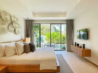 Trichada – Modern 2 bedrooms pool villa for rent in Choeng Thale