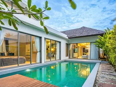 3 bedroom villa with private pool for rent in Choeng Thale