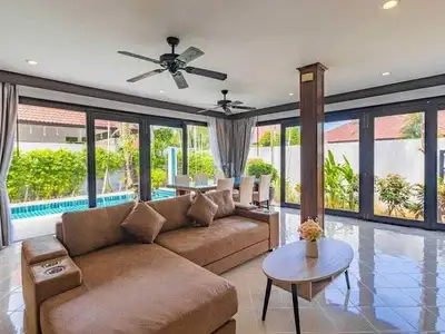 3 bedroom with private pool villa in Choeng Thale
