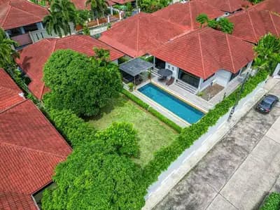 Large garden 3 bedroom villa for rent in Choeng thale
