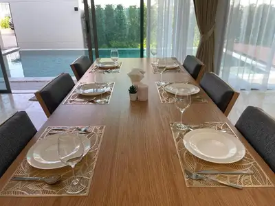 Pool villa 3 bedroom for rent near BISP – in Ratsada, Mueang Phuket