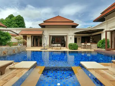 Exclusive 4 Bedroms and Office Rooms Villa 1300 Sqm. With Private Pool For Sale In Bangtao Phuket