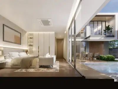 2 Storeys 4 Bedrooms Villa  423 sqm. With Private Pool For Sale In Bangtao Phuket